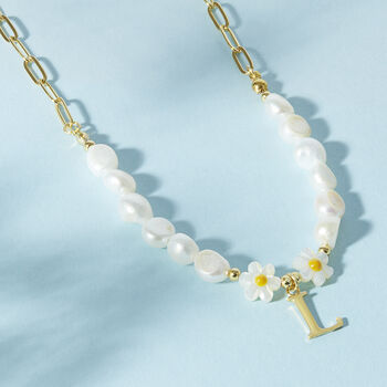 Freshwater Pearl And Daisy Personalised Necklace, 5 of 10