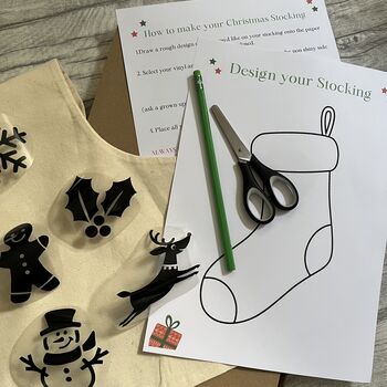 Make Your Own Christmas Stocking Craft Kit, 4 of 5