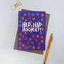 Colourful 'Hip Hip Hooray' Stars Card, thumbnail 5 of 6