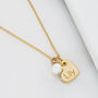 Personalised Heart And Pearl Necklace, thumbnail 2 of 7