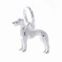 Whippet Silver Dog Charm, thumbnail 4 of 6