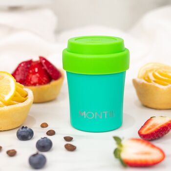 Montii Kids Reusable 'Matchy' Insulated Babyccino Cup, 4 of 9