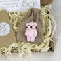 A Little Pocket Teddy Bear Hug Letterbox Gift, thumbnail 4 of 6