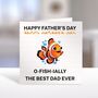 Fathers Day Fish Pun Card, thumbnail 2 of 3