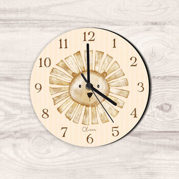 Lion Face Wall Clock, 3 of 4