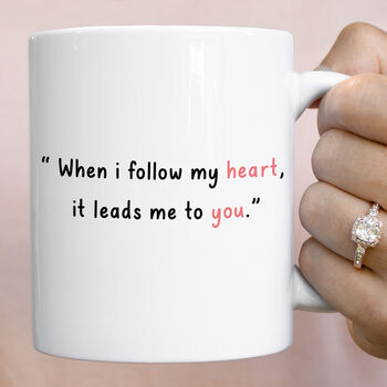 Valentine’s Day Romantic Quote Mug, 6 of 8