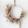 ‘British Summer’ Luxury Dried Flower Wreath, thumbnail 1 of 4