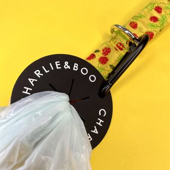 Yellow Bee And Strawberry Dog Collar And Lead, 7 of 7