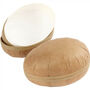 Brown Kraft Paper Mache Easter Egg Containers Fillable, thumbnail 3 of 6