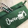 Personalised Child's Name Digger School Pencil Case, thumbnail 3 of 3