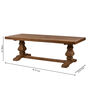 Reclaimed Elm Refectory Dining Table, thumbnail 2 of 7