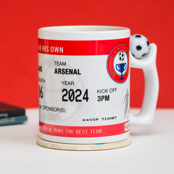 Personalised Football Mug For Dad, 3 of 10