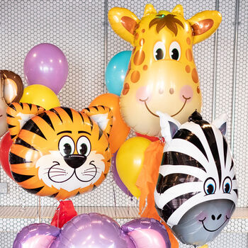 Safari Balloon Collection Helium Inflated Balloons, 2 of 3