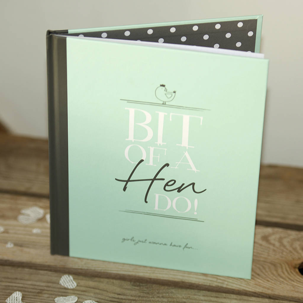 Hen Party Message And Memory Book In Mint, 1 of 12
