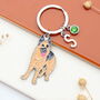 German Shepherd Personalised Keyring, Alsatian Dog Owner Gift, thumbnail 1 of 10