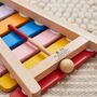 Personalised Colourful Xylophone Wooden Toy 12m+, thumbnail 5 of 5