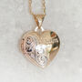 Personalised 9ct Mixed Yellow And White Gold Mum Heart Locket, thumbnail 1 of 12