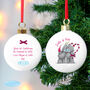 Personalised Me To You Couple Christmas Bauble, thumbnail 1 of 3