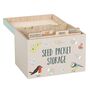 British Garden Birds Seed Packet Storage Box, thumbnail 3 of 3