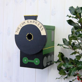 Personalised Steam Train Bird Box, 4 of 12