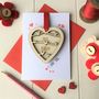 Personalised Valentine's Or Couples Love Token Card, thumbnail 2 of 7