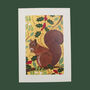 Pack Of Five Reusable Eco Friendly Christmas Cards Blank Or Optional Handwritten Message, thumbnail 9 of 10