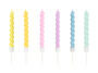 Twisted Pastel Cake Candles X Six, thumbnail 2 of 4