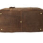 Hunter Leather Travel Duffle Holdall With Personalised Luggage Tag, thumbnail 9 of 9