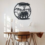 Wooden Rhinos: African Wall Art For Exotic Spaces, thumbnail 1 of 12