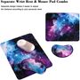 Starry Sky Keyboard Wrist Mouse Support Pad Set, thumbnail 4 of 6