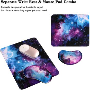 Starry Sky Keyboard Wrist Mouse Support Pad Set, 4 of 6