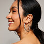 Adele Twisted Statement Hoop Earrings, thumbnail 1 of 3