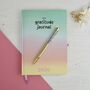 Personalised Daily Gratitude Notebook And Amethyst Crystal Pen, thumbnail 1 of 6