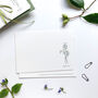 Hand Illustrated ‘Spring Flowers’ Flat Notecard Set, thumbnail 4 of 8