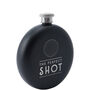 Dapper Chap 'The Perfect Shot' Black 6oz Hip Flask, thumbnail 3 of 4