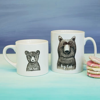 Personalised Big Cub Little Cub Mugs By Sparks Living ...