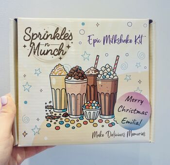 Personalised Epic Milkshake Gift Kit Letterbox Size, 5 of 9