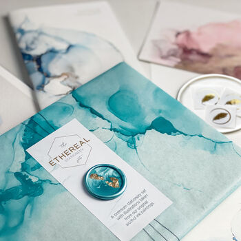 Tissue Wrapped Ethereal Stationery Set, 2 of 9