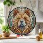 Chow Chow Stained Glass Effect Suncatcher, thumbnail 4 of 6