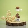 Personalised 3rd Leather Anniversary Mini Bottle Gift, thumbnail 6 of 6