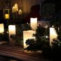 Set Of Three Silver Flameless LED Candles, thumbnail 2 of 7