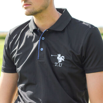 Personalised Golf Polo Swing Motif Gift For Him, 3 of 5