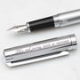 Personalised Rhodium Plated Fountain Pen, thumbnail 1 of 4