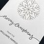 Personalised Bauble Design Letterpress Christmas Cards, thumbnail 2 of 3
