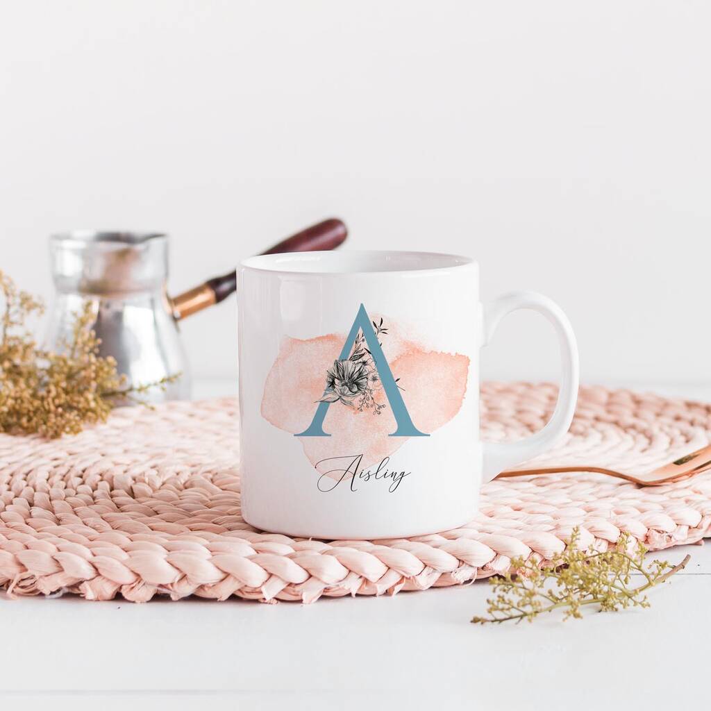 Monogram Gift Mug By Donna Crain