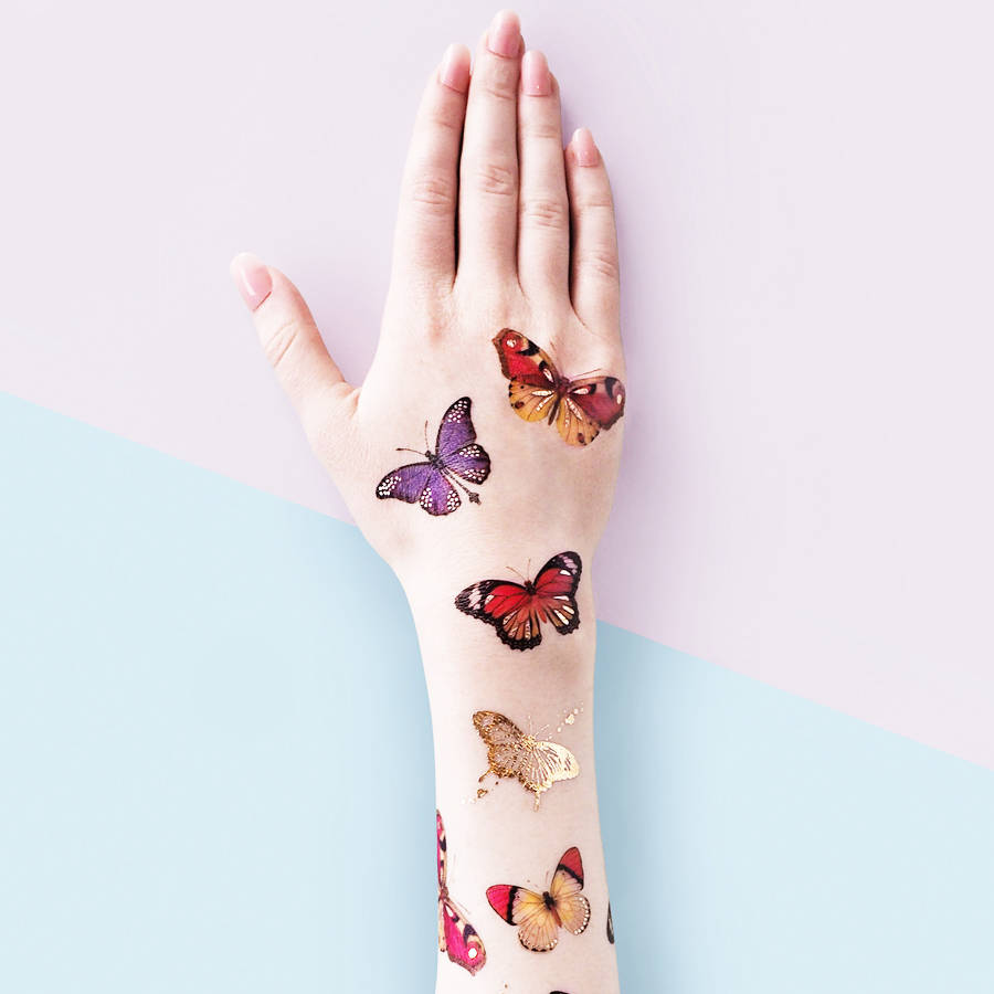 Butterflies Temporary Tattoo, 1 of 6
