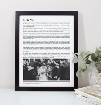 Custom Made Photo And Words Personalised Art Print, 7 of 11