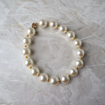 Chunky Pearl Beaded Necklace, 5 of 8