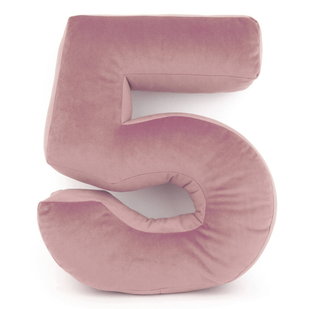 Personalised Velvet Number Cushion By all things Brighton beautiful