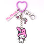 Hello Kitty My Melody Keyring With Charms, thumbnail 3 of 5